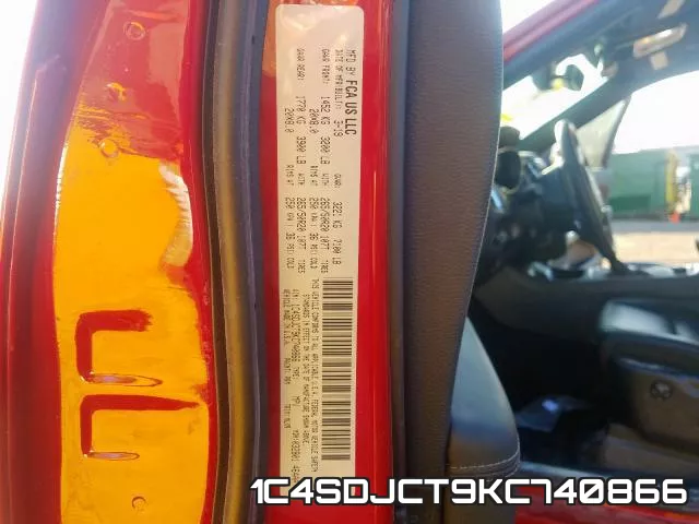 1C4SDJCT9KC740866 фото 2