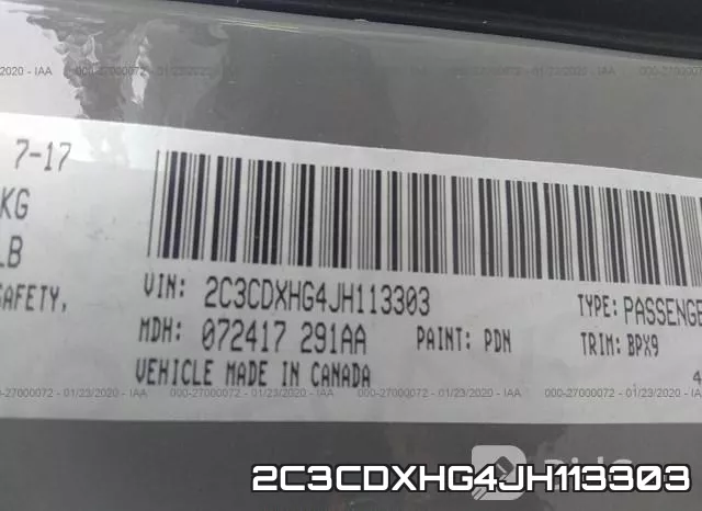 2C3CDXHG4JH113303 фото 7