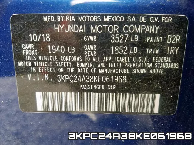 3KPC24A38KE061968 фото 2