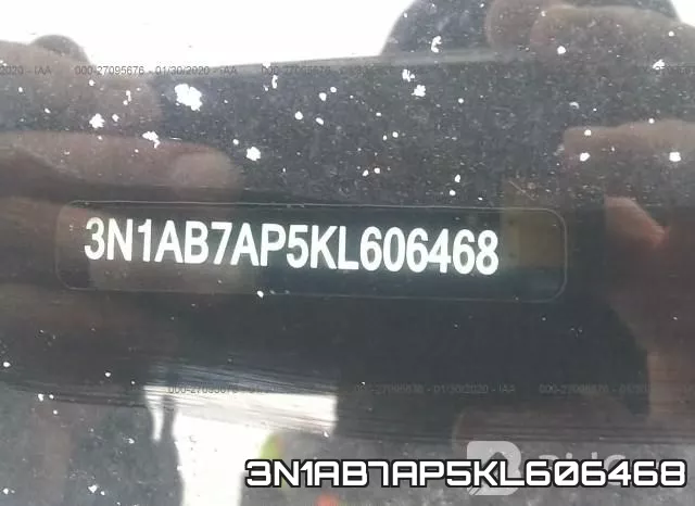 3N1AB7AP5KL606468 фото 8