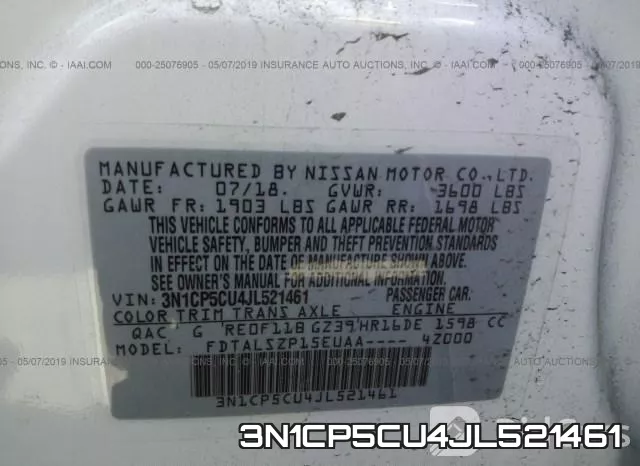 3N1CP5CU4JL521461 фото 6