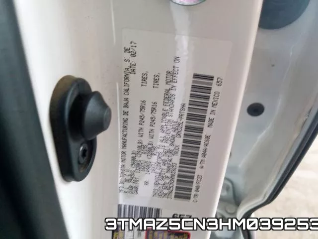 3TMAZ5CN3HM039253 фото 2