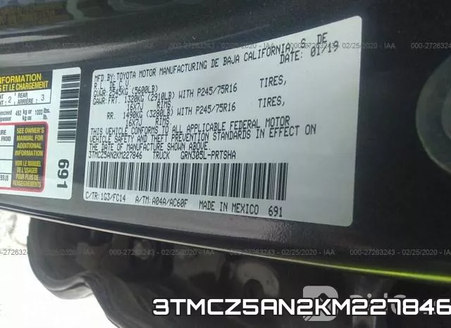 3TMCZ5AN2KM227846 фото 8