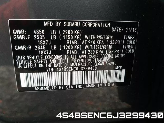 4S4BSENC6J3299430 фото 2