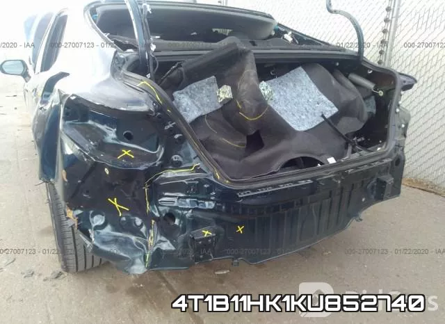 4T1B11HK1KU852740 фото 5