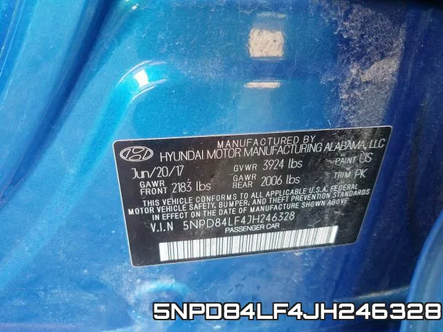 5NPD84LF4JH246328 фото 2