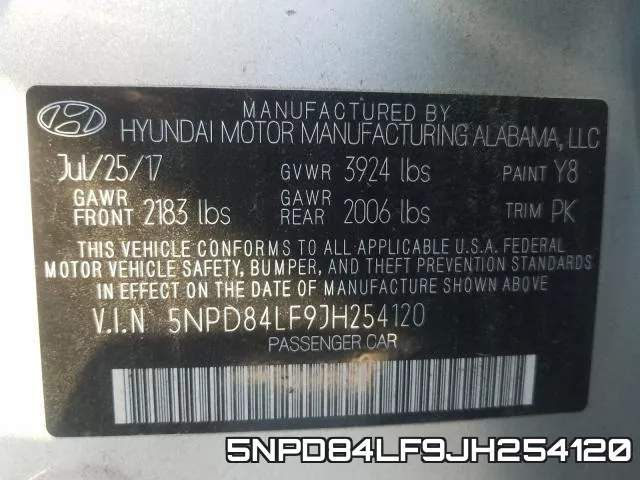 5NPD84LF9JH254120 фото 2