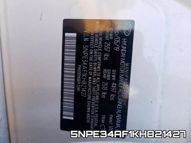 5NPE34AF1KH821427 фото 2