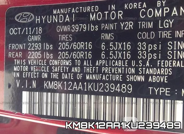 KM8K12AA1KU239489 фото 8