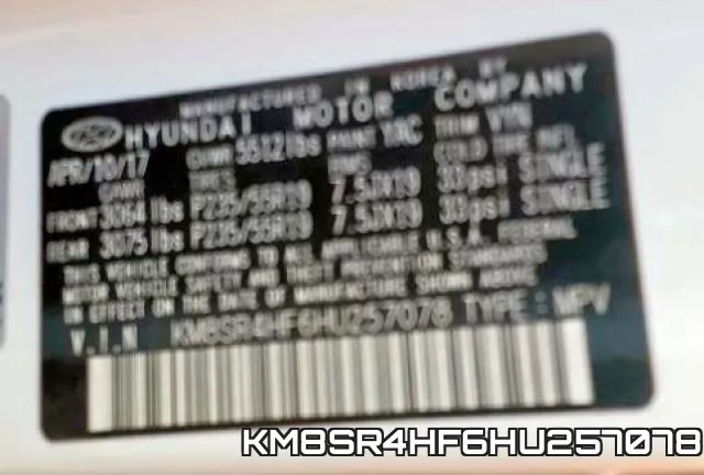 KM8SR4HF6HU257078 фото 2