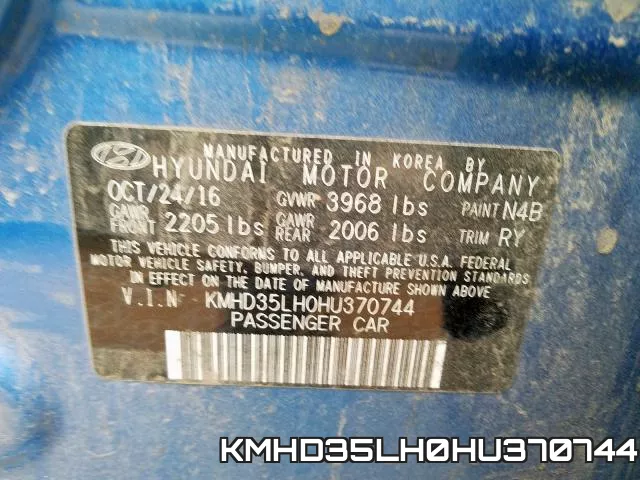 KMHD35LH0HU370744 фото 2