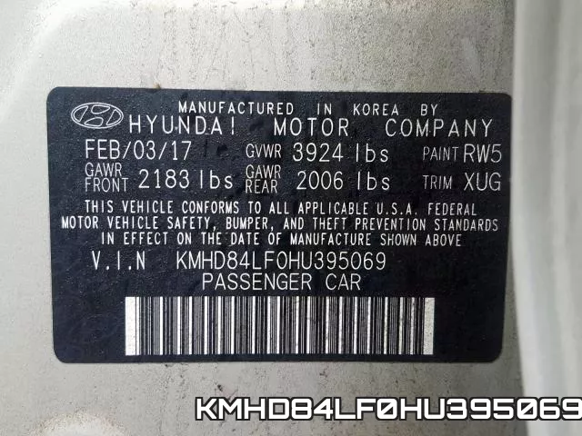 KMHD84LF0HU395069 фото 2