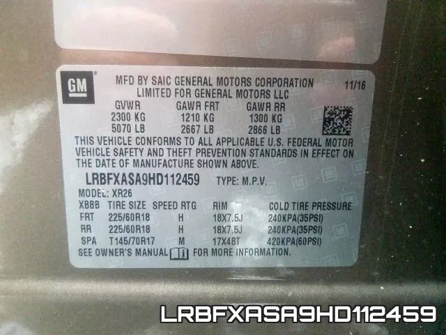 LRBFXASA9HD112459 фото 2