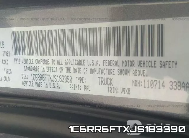 1C6RR6FTXJS183390 фото 9