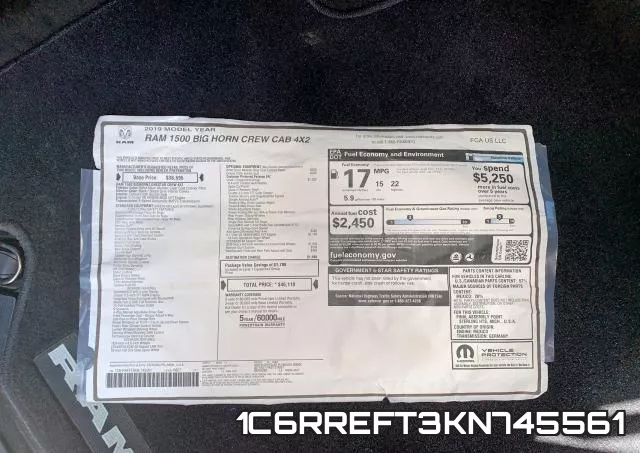 1C6RREFT3KN745561 фото 6