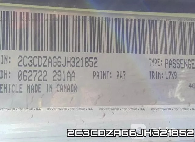 2C3CDZAG6JH321852 фото 8