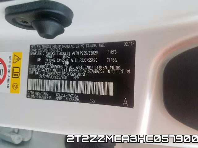 2T2ZZMCA3HC057900 фото 2