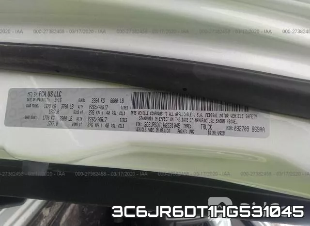 3C6JR6DT1HG531045 фото 6