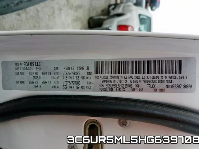 3C6UR5ML5HG639708 фото 2