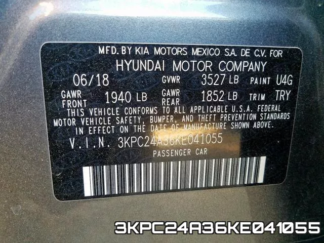 3KPC24A36KE041055 фото 2