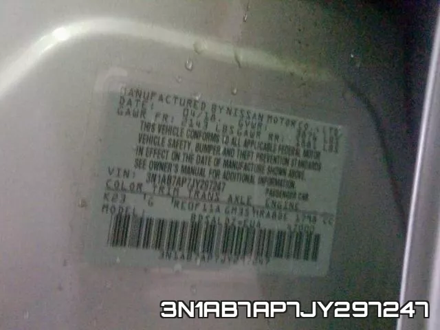 3N1AB7AP7JY297247 фото 2
