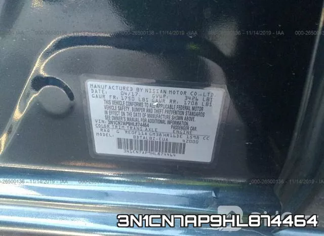 3N1CN7AP9HL874464 фото 7