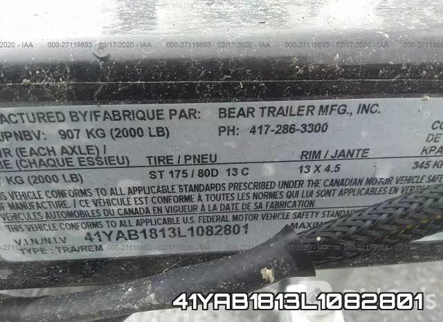 41YAB1813L1082801 фото 6