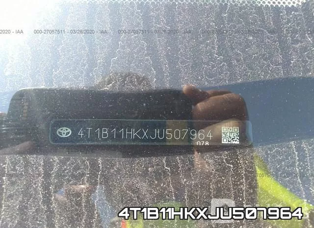 4T1B11HKXJU507964 фото 7