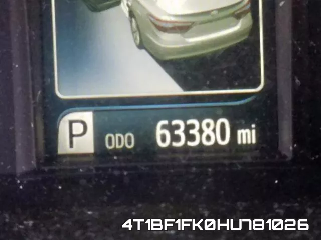 4T1BF1FK0HU781026 фото 7
