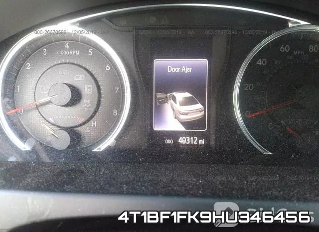 4T1BF1FK9HU346456 фото 4