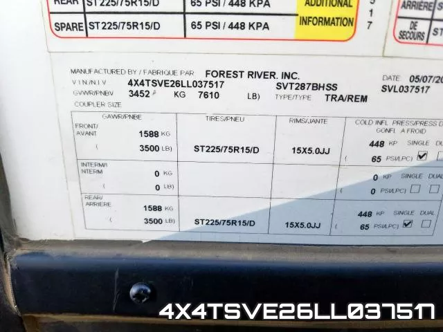 4X4TSVE26LL037517 фото 2