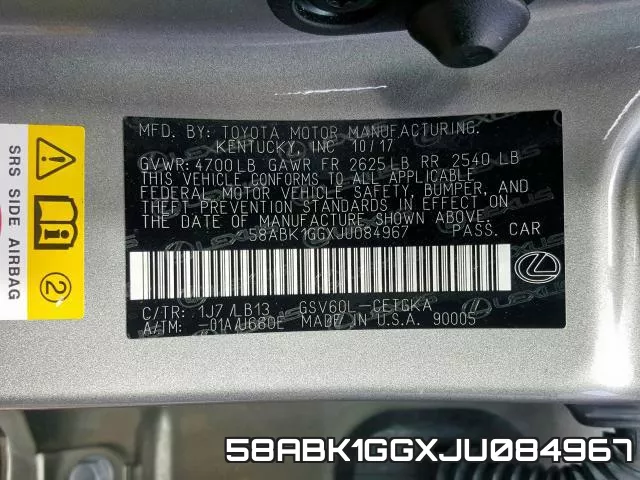 58ABK1GGXJU084967 фото 2
