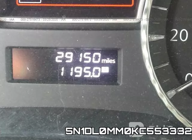 5N1DL0MM0KC553332 фото 6