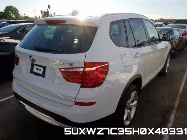 5UXWZ7C35H0X40331 фото 5