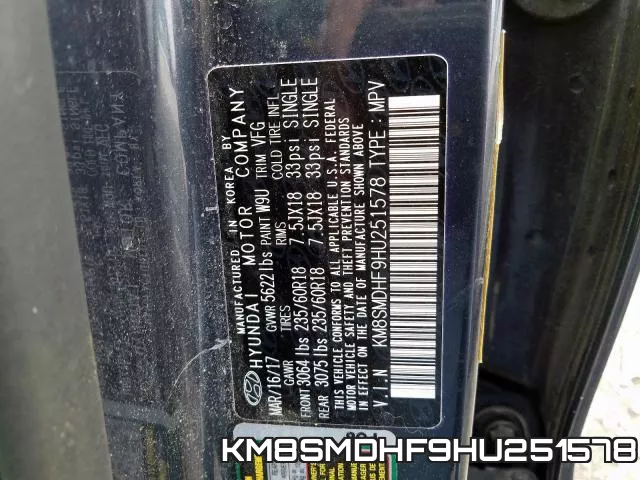 KM8SMDHF9HU251578 фото 2