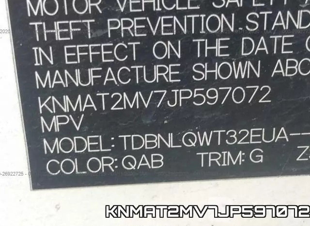 KNMAT2MV7JP597072 фото 4
