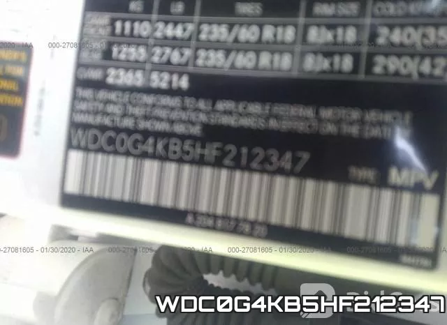 WDC0G4KB5HF212347 фото 5