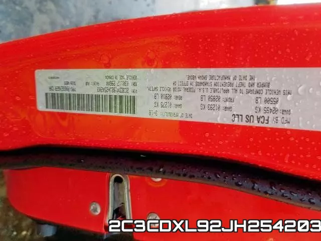 2C3CDXL92JH254203 фото 2