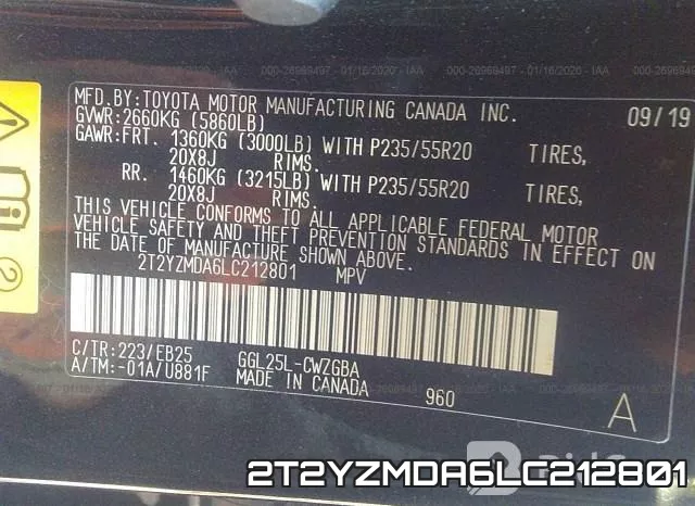 2T2YZMDA6LC212801 фото 3