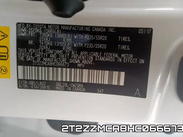 2T2ZZMCA8HC066673 фото 2