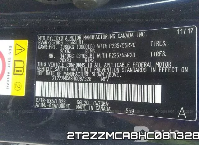 2T2ZZMCA8HC087328 фото 6