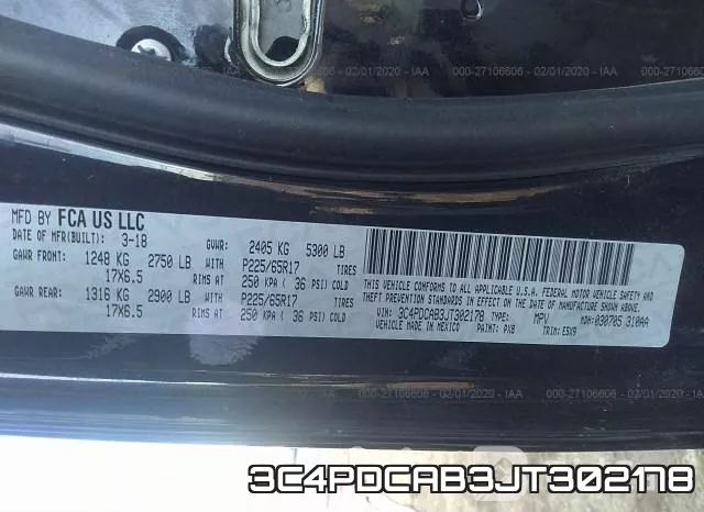 3C4PDCAB3JT302178 фото 7