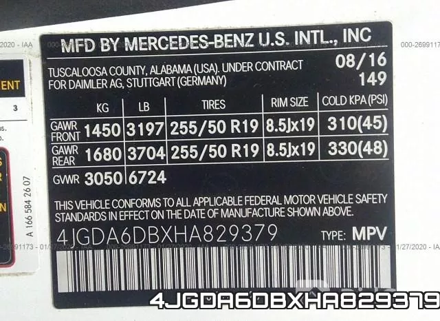 4JGDA6DBXHA829379 фото 6