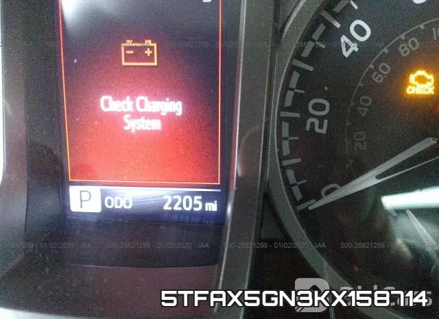 5TFAX5GN3KX158714 фото 6