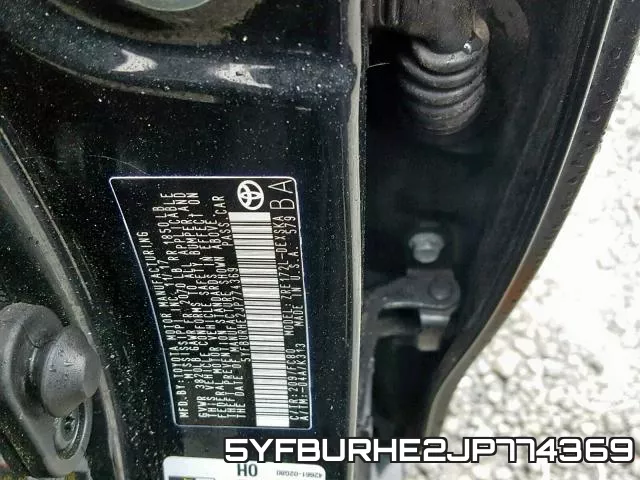 5YFBURHE2JP774369 фото 2
