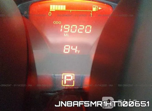 JN8AF5MR1HT700651 фото 4
