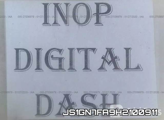 JS1GN7FA9H2100911 фото 3