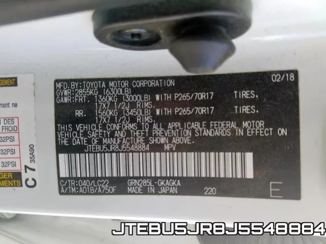 JTEBU5JR8J5548884 фото 2
