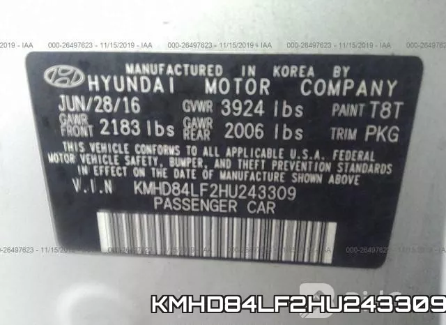 KMHD84LF2HU243309 фото 7