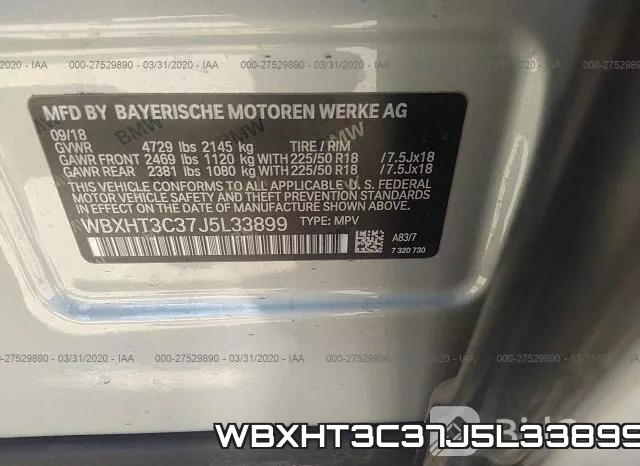 WBXHT3C37J5L33899 фото 4